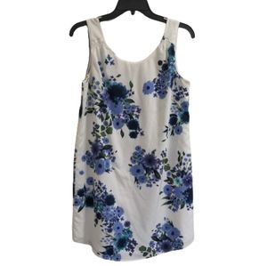 Eliane Rose Blue and White Floral Dress Size 4
